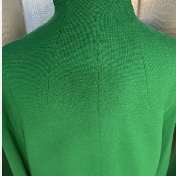 Anne Klein Vintage Emerald Green Zip Up Coat Size 4 - Picture 13 of 16